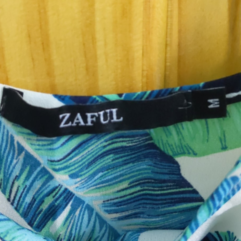 Zaful Dress- Blue/Green Size M - Picture 4 of 4